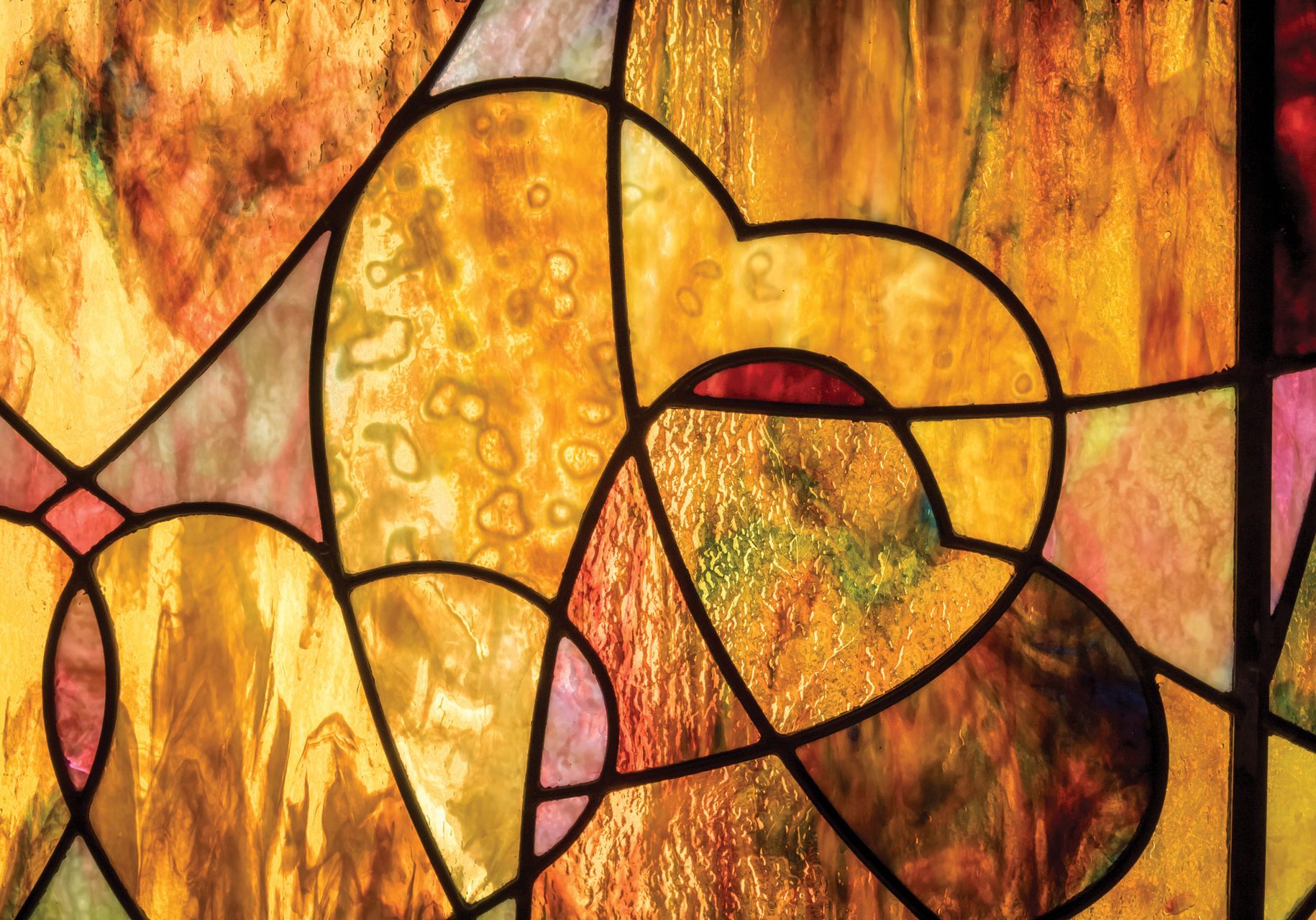 Stained Glass hearts